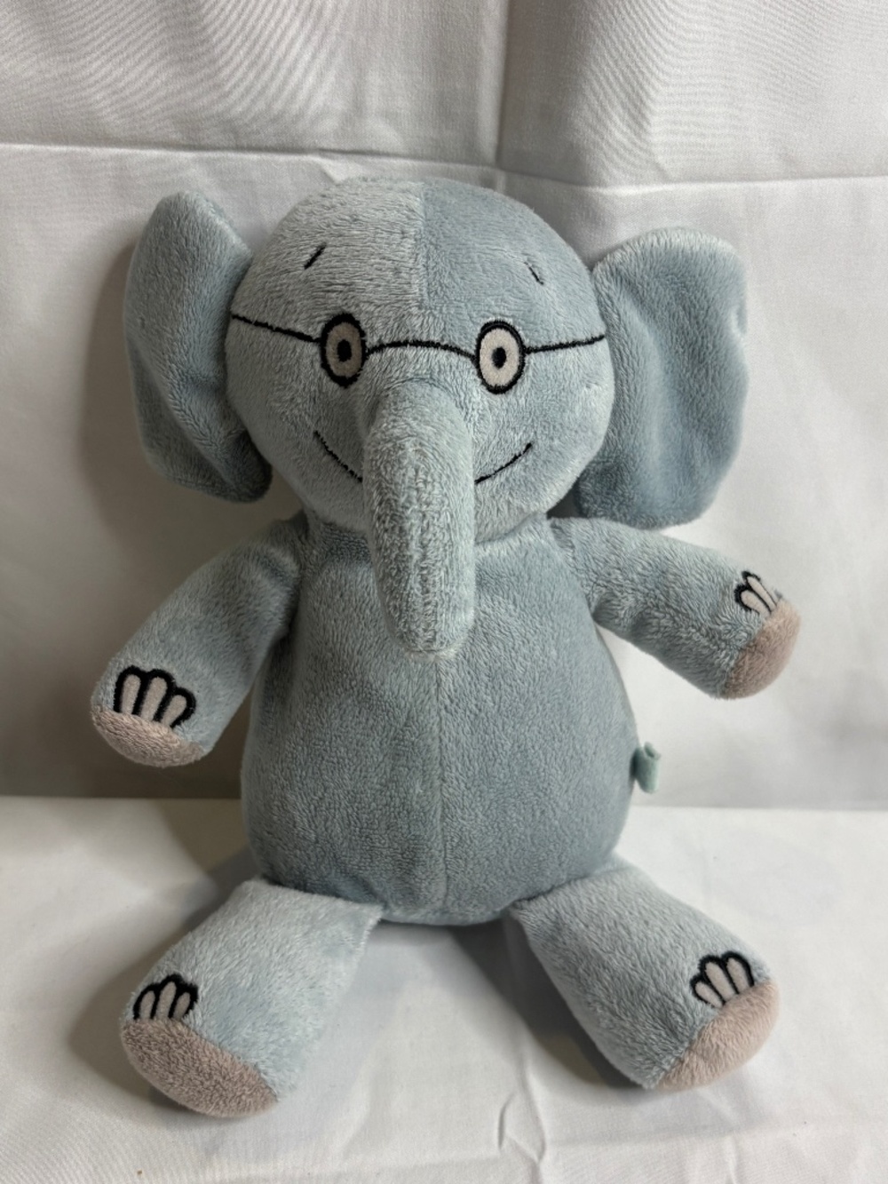Yottoy Mo Willems Gray Elephant Plush Gerard 9" Stuffed Animal Toy